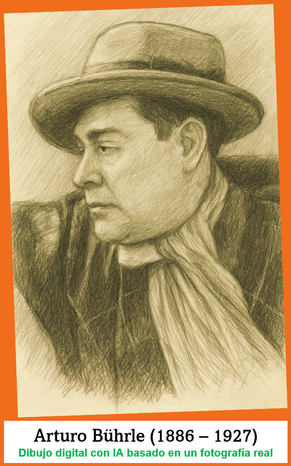 Dibujo de Arturo Bührle