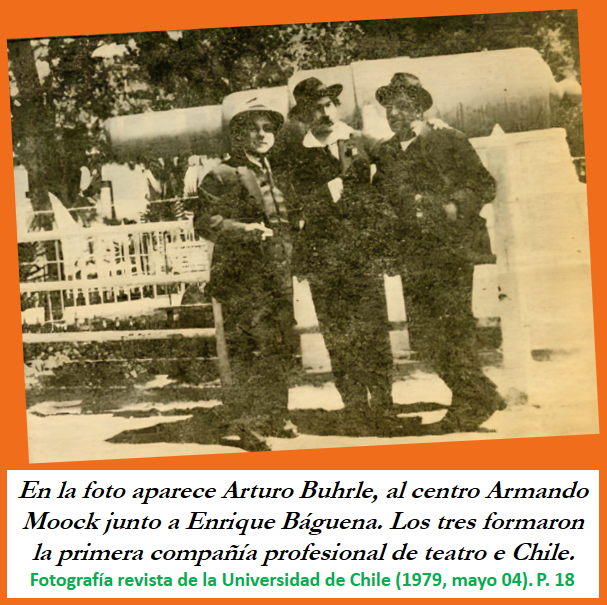 Arturo Bührle, Armando Moock y Enrique Baguena